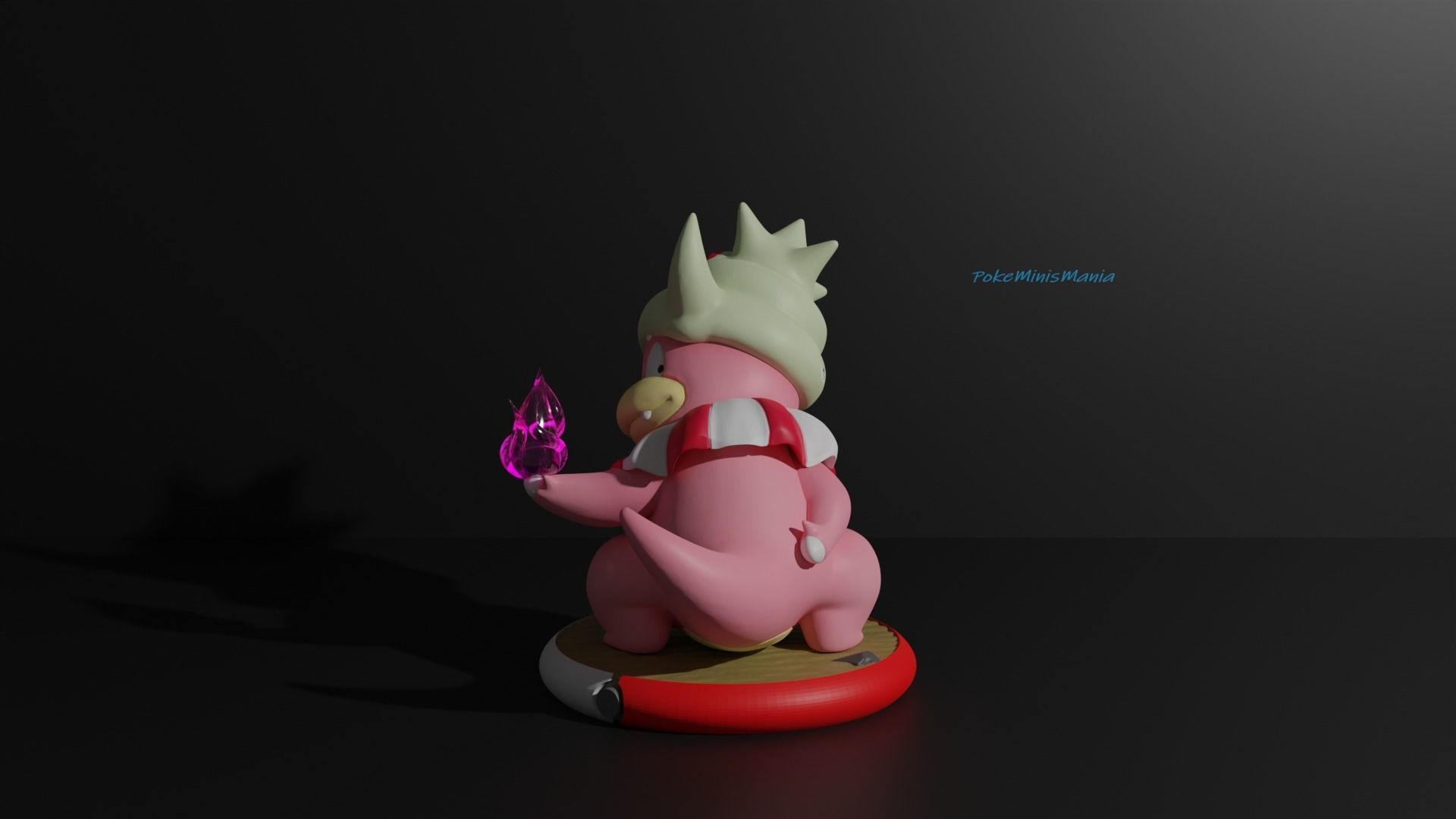Slowpoke Slowbro Slowking and Mega 3D print model 3D print model_18