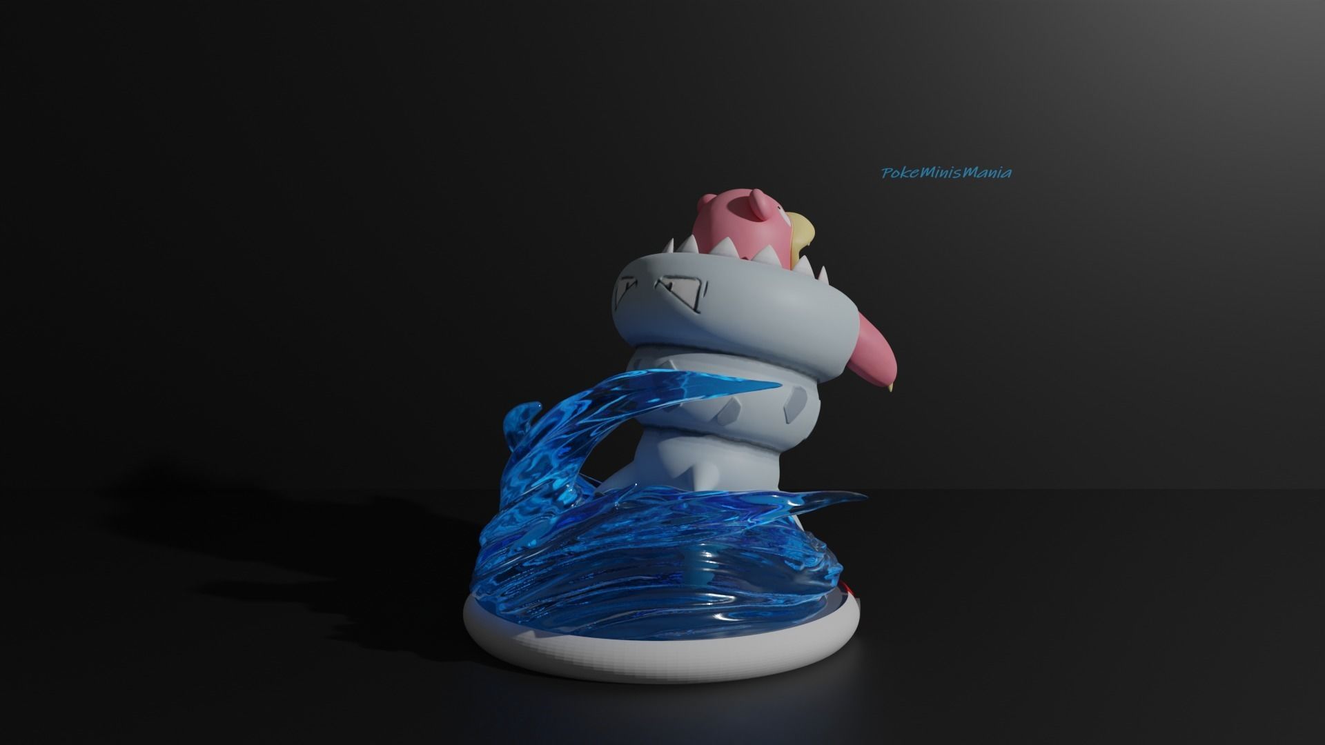Slowpoke Slowbro Slowking and Mega 3D print model 3D print model_27