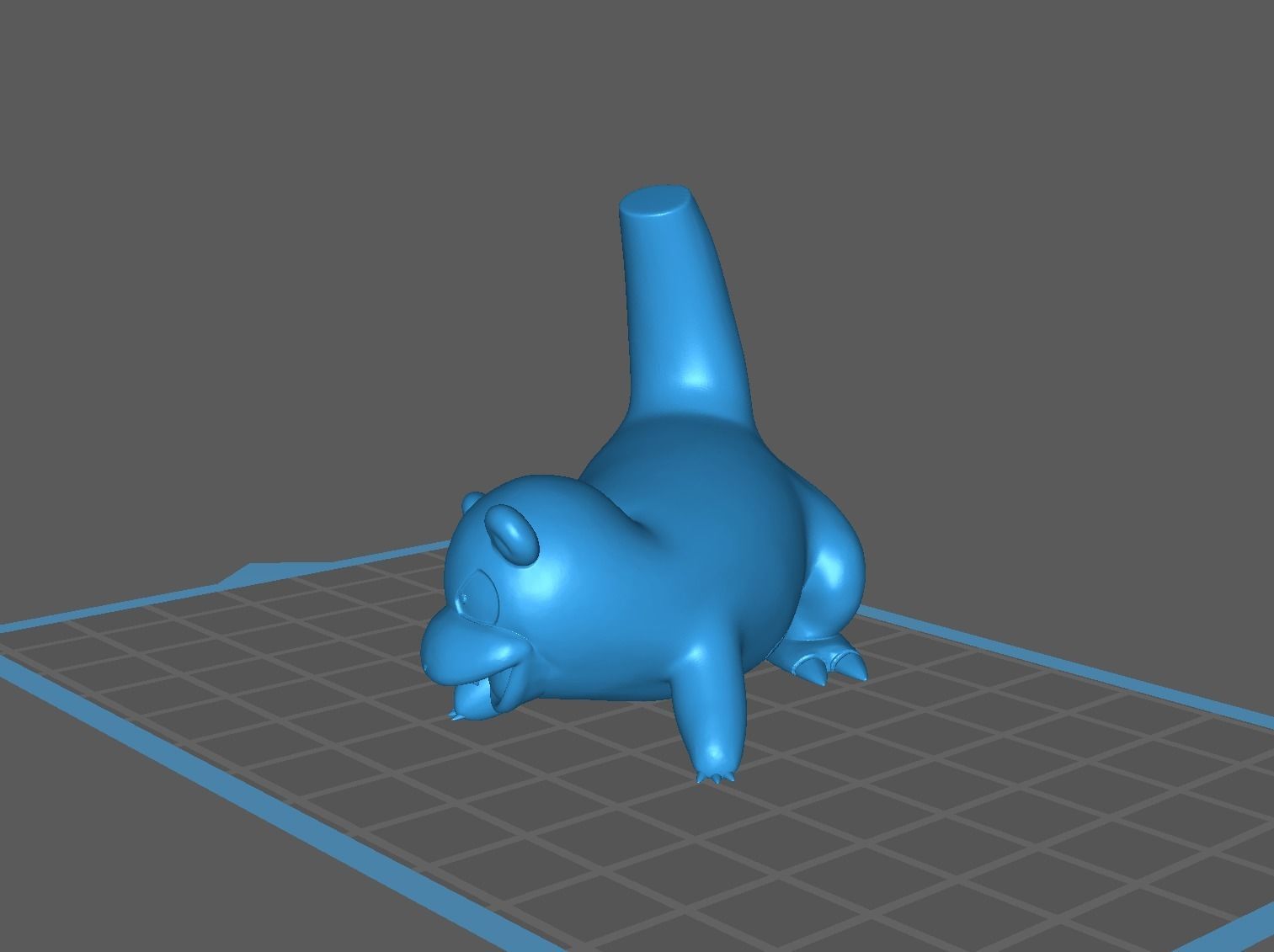 Slowpoke Slowbro Slowking and Mega 3D print model 3D print model_48