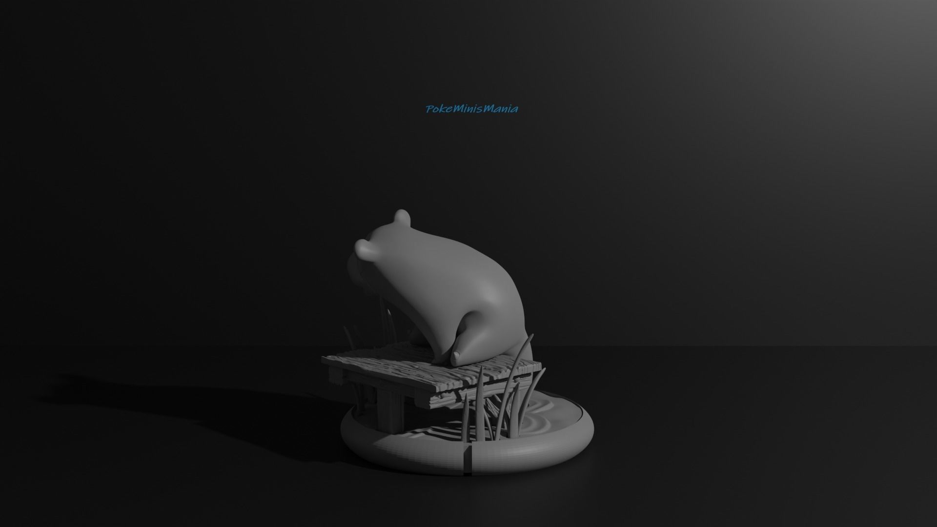 Slowpoke Slowbro Slowking and Mega 3D print model 3D print model_8