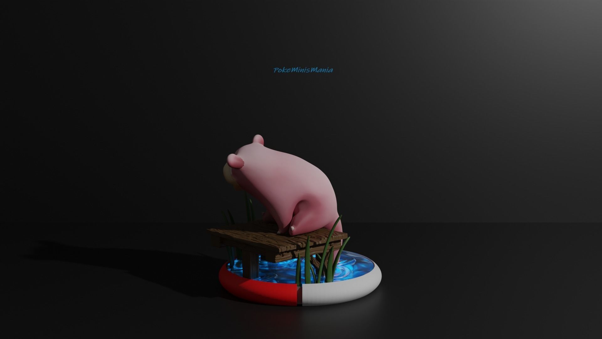Slowpoke Slowbro Slowking and Mega 3D print model 3D print model_4