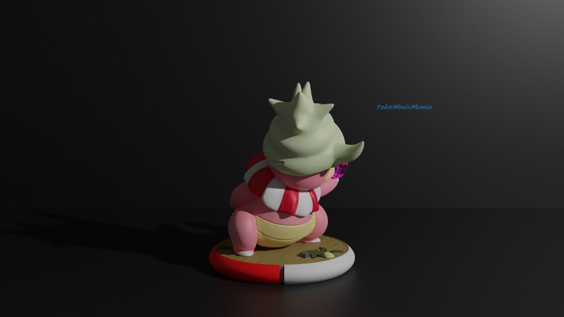 Slowpoke Slowbro Slowking and Mega 3D print model 3D print model_20