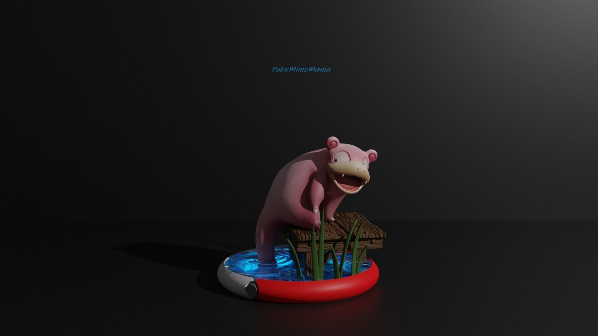 Slowpoke Slowbro Slowking and Mega 3D print model 3D print model_2
