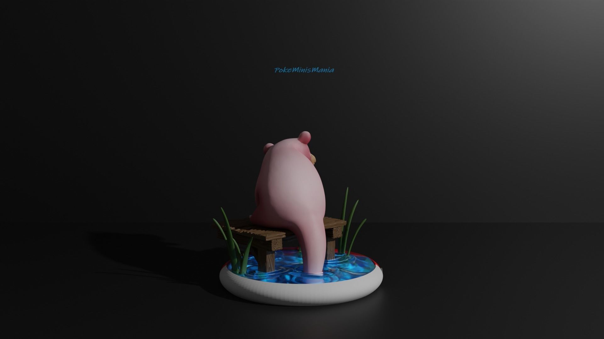Slowpoke Slowbro Slowking and Mega 3D print model 3D print model_3