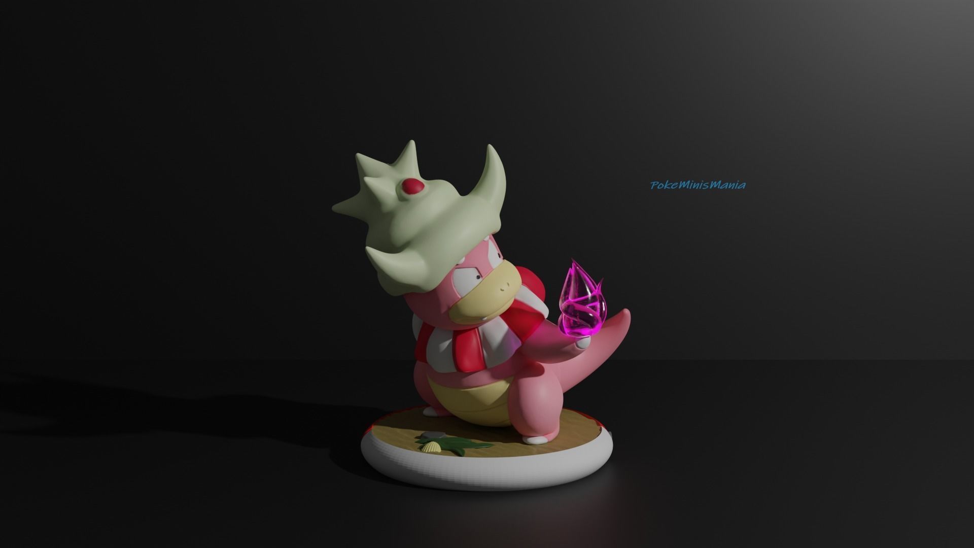 Slowpoke Slowbro Slowking and Mega 3D print model 3D print model_19