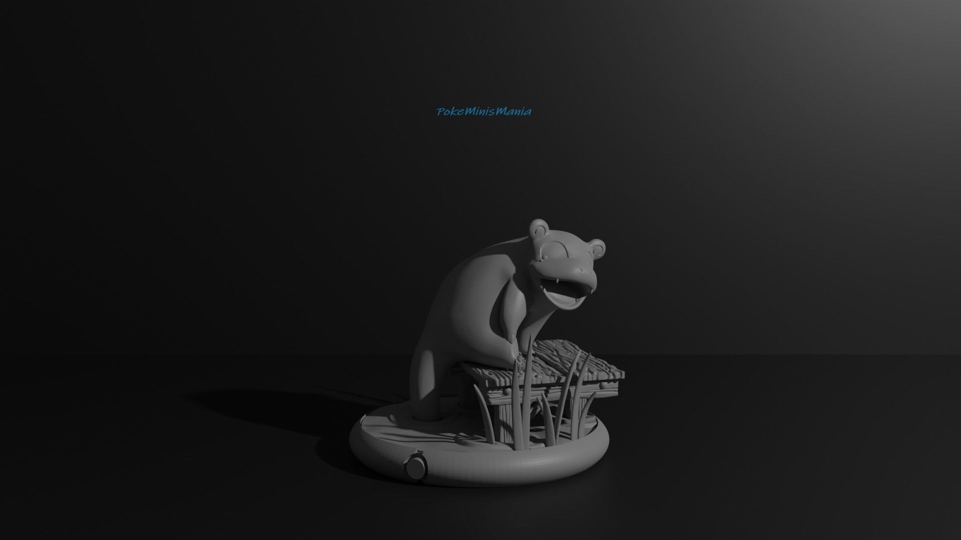 Slowpoke Slowbro Slowking and Mega 3D print model 3D print model_6