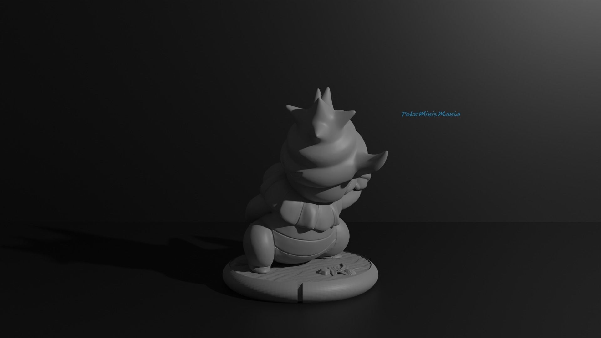 Slowpoke Slowbro Slowking and Mega 3D print model 3D print model_24