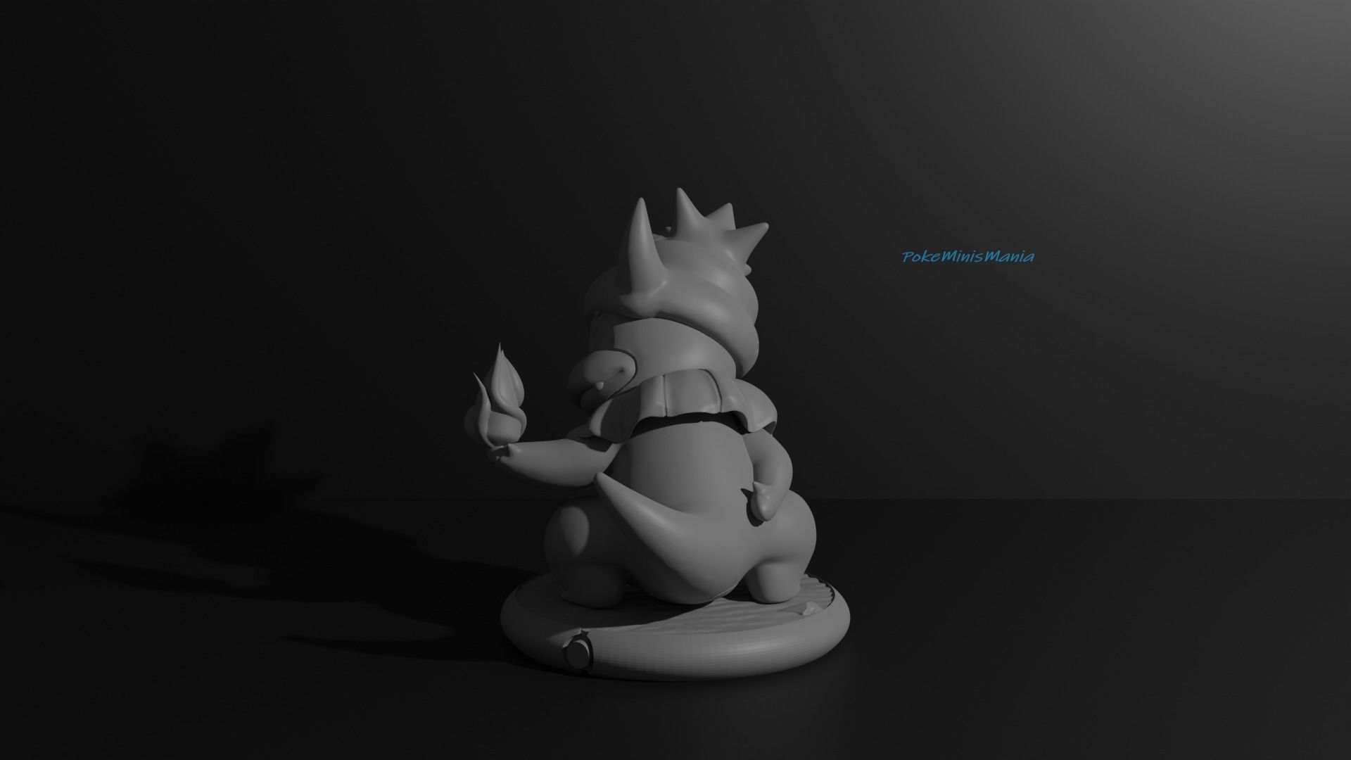 Slowpoke Slowbro Slowking and Mega 3D print model 3D print model_22