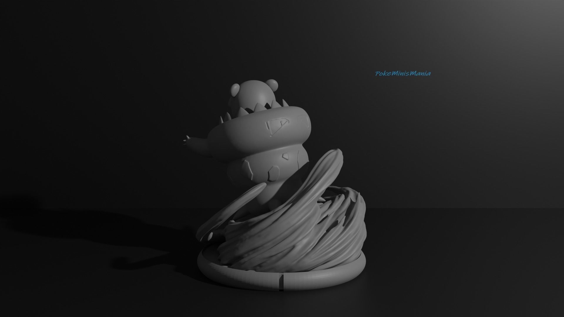 Slowpoke Slowbro Slowking and Mega 3D print model 3D print model_32