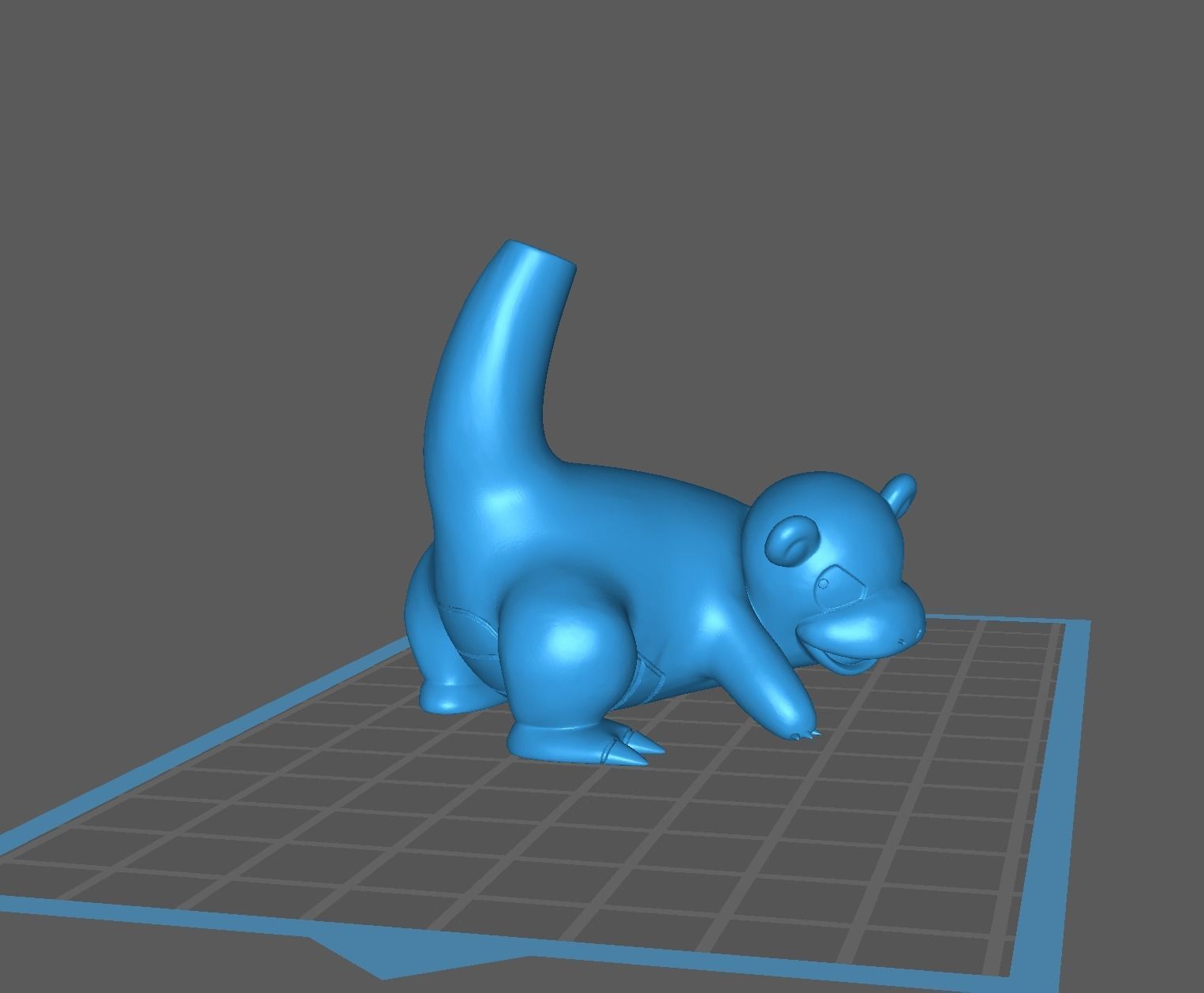 Slowpoke Slowbro Slowking and Mega 3D print model 3D print model_49