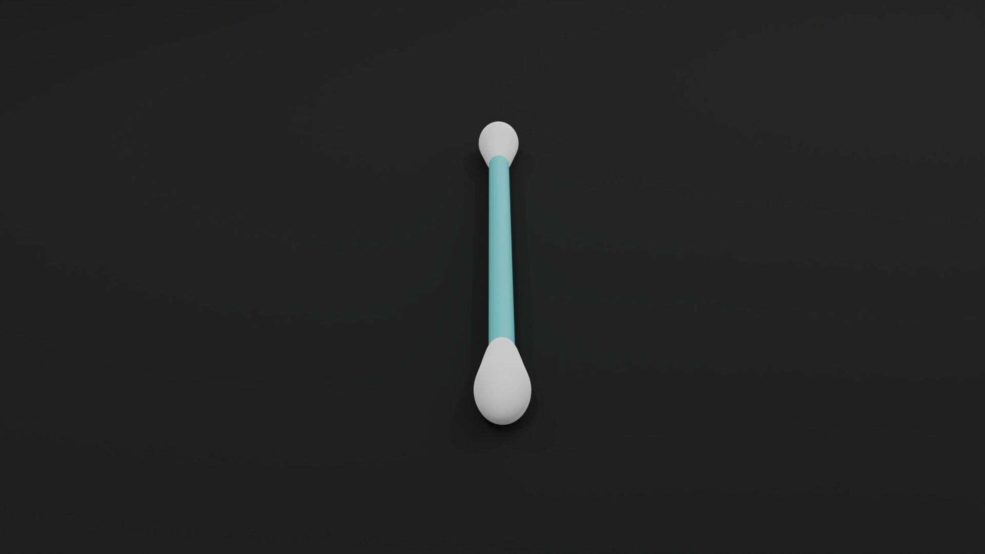 Cotton Buds Low-poly 3D model_3