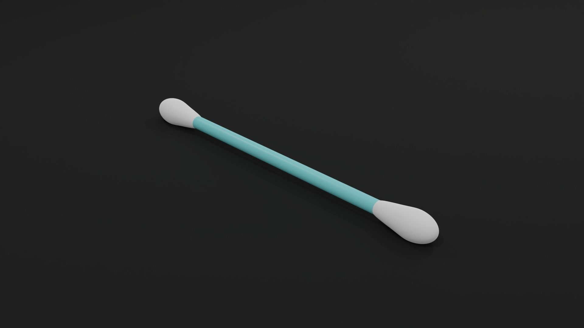 Cotton Buds Low-poly 3D model_8