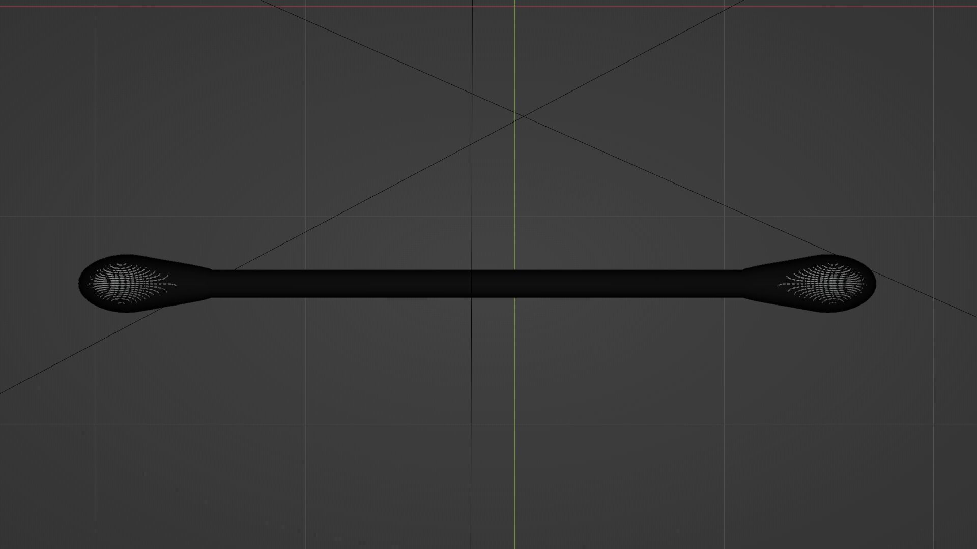 Cotton Buds Low-poly 3D model_11