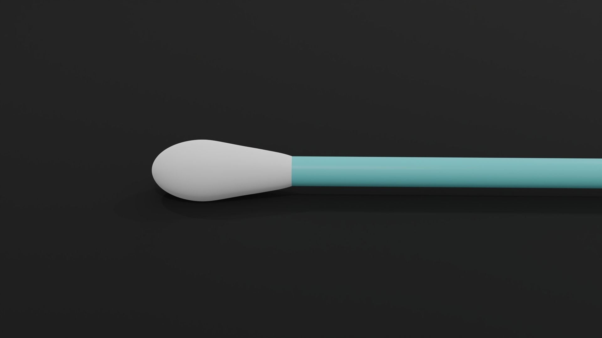 Cotton Buds Low-poly 3D model_1