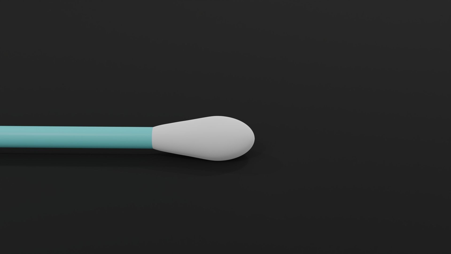 Cotton Buds Low-poly 3D model_10