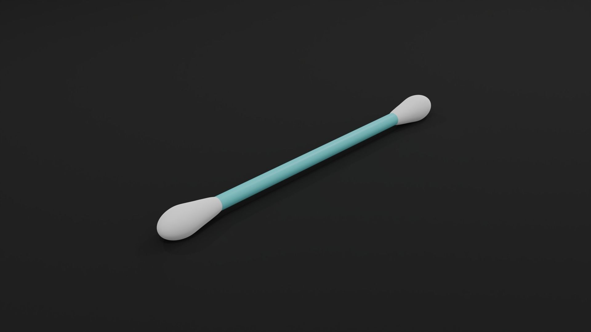 Cotton Buds Low-poly 3D model_6