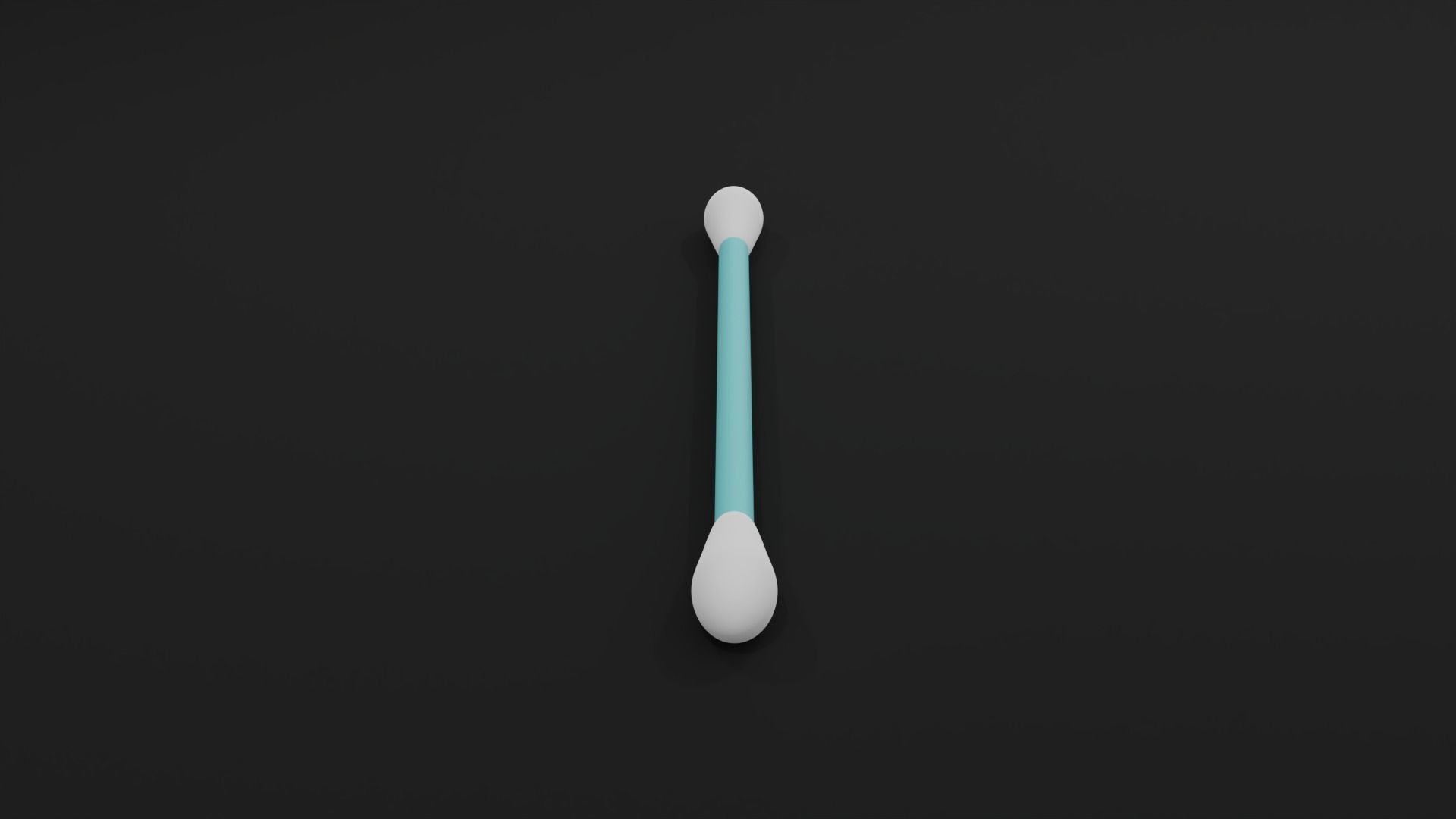 Cotton Buds Low-poly 3D model_7