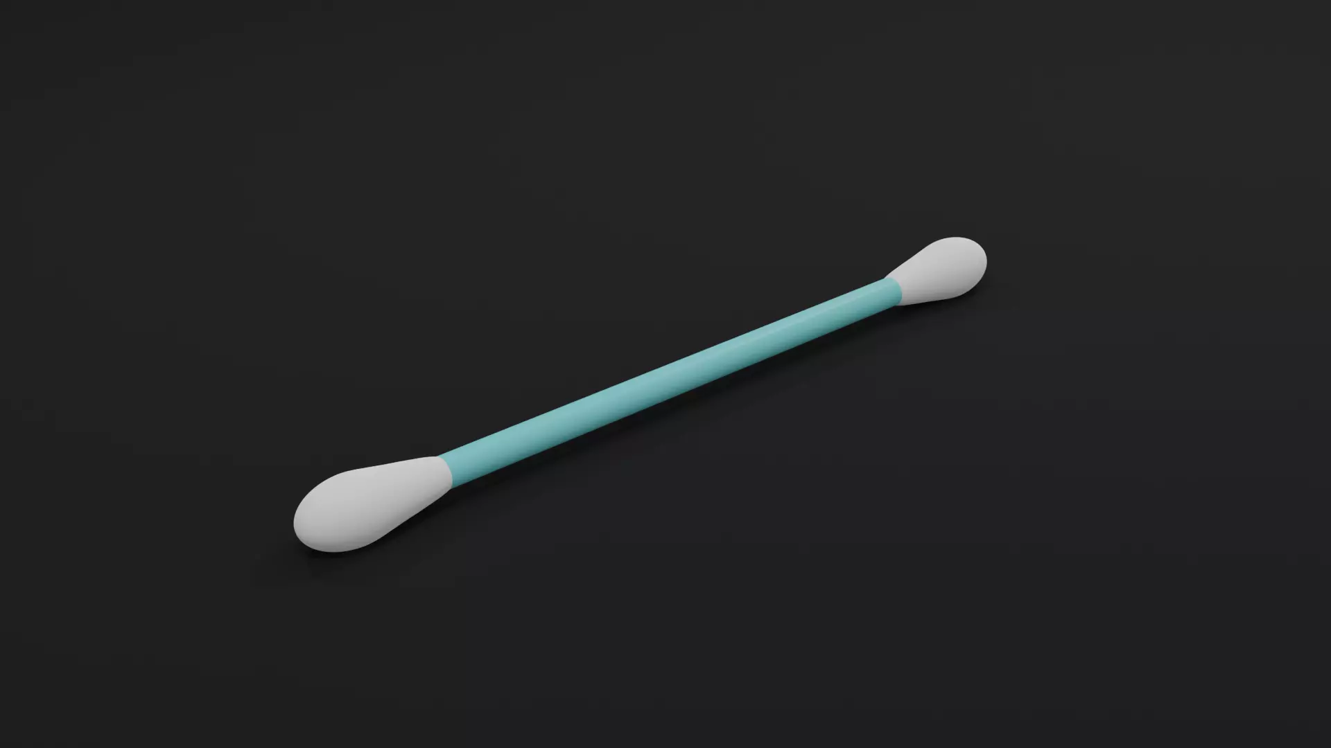 Cotton Buds Low-poly 3D model_0