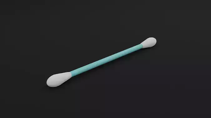 Cotton Buds Low-poly 3D model