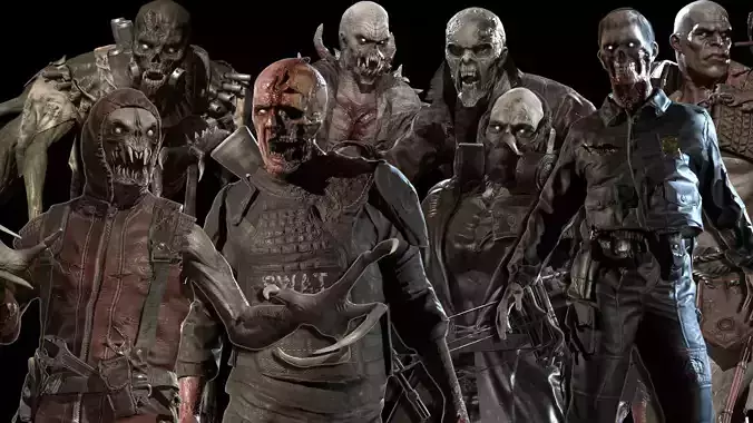 SuperZombie Pack 3D Model Collection