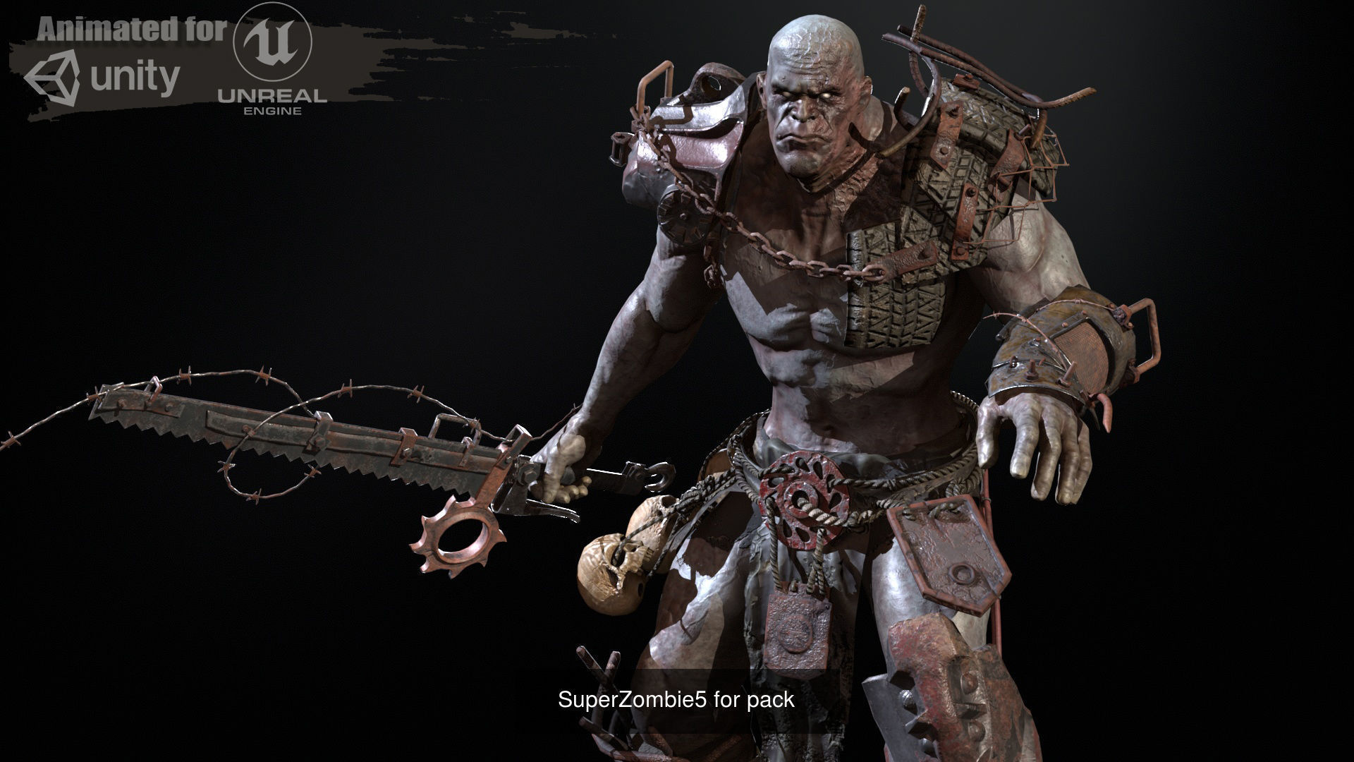 SuperZombie Pack 3D Model Collection_16