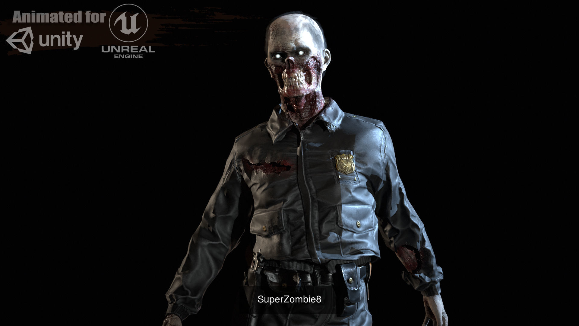 SuperZombie Pack 3D Model Collection_19