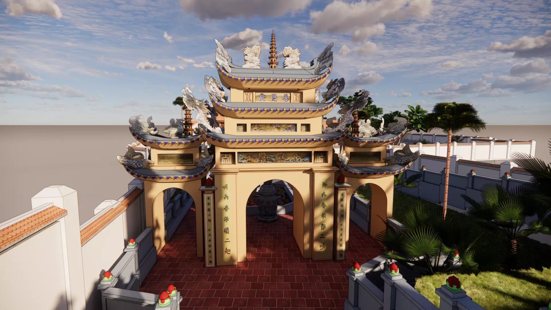 Sacred Ritual - Temple Duyen Khanh Free 3D model