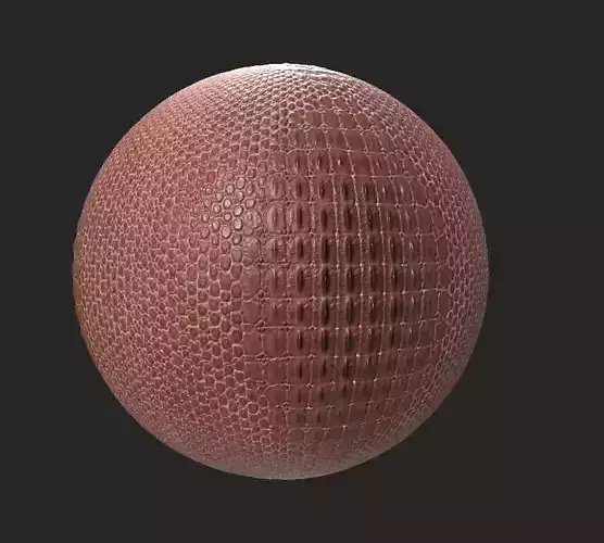 crocodile back leather