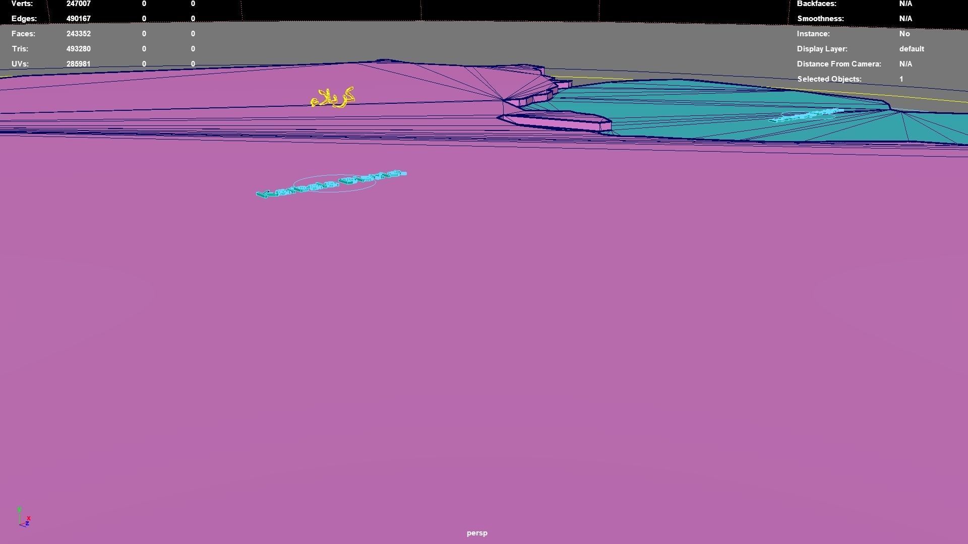 Karbala  Iraq map region geography political geographic 3D model_6