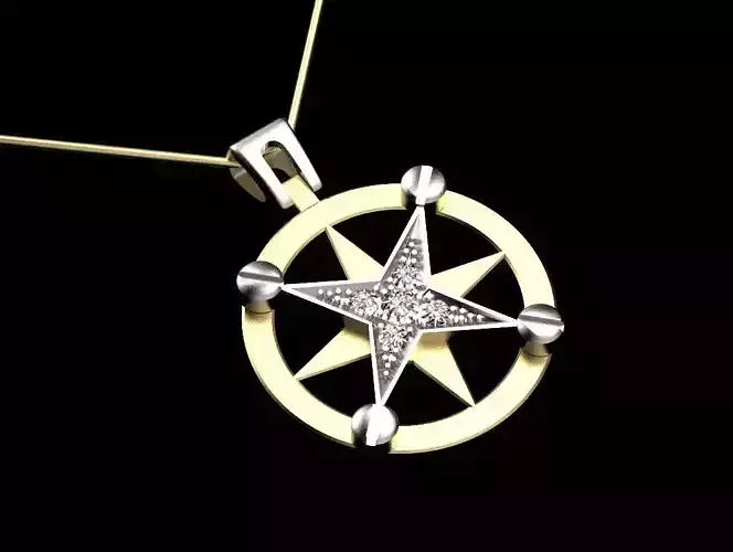 compass pendant