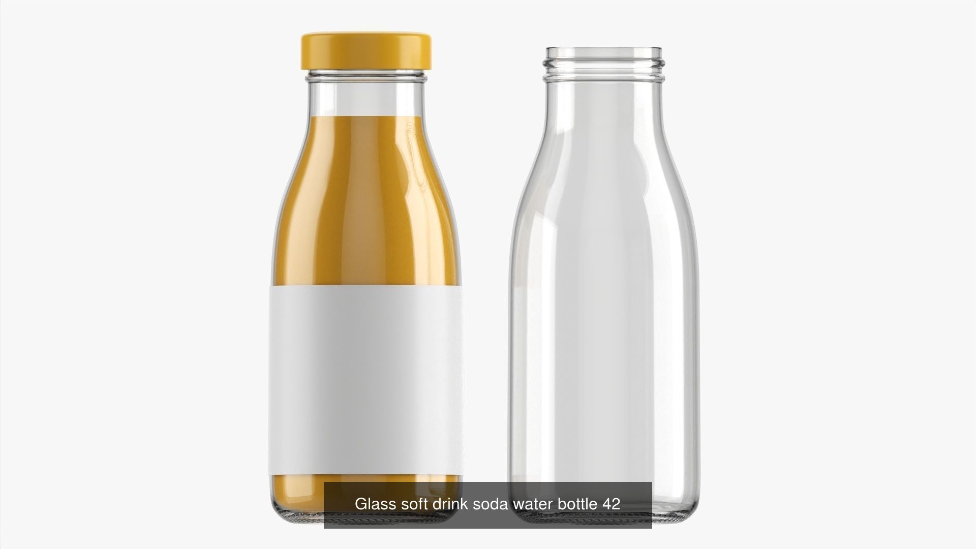 Glass bottles Collection 43 models _43