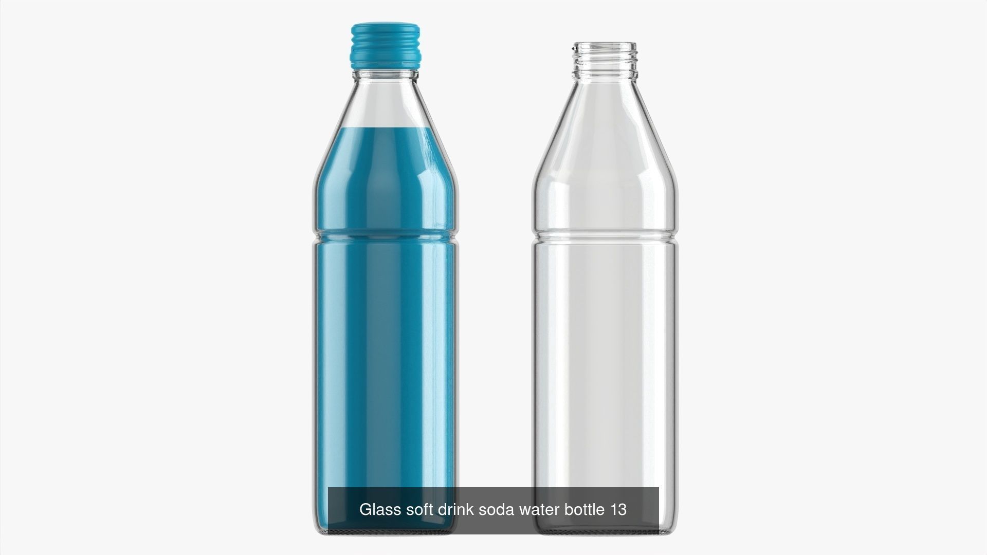 Glass bottles Collection 43 models _11