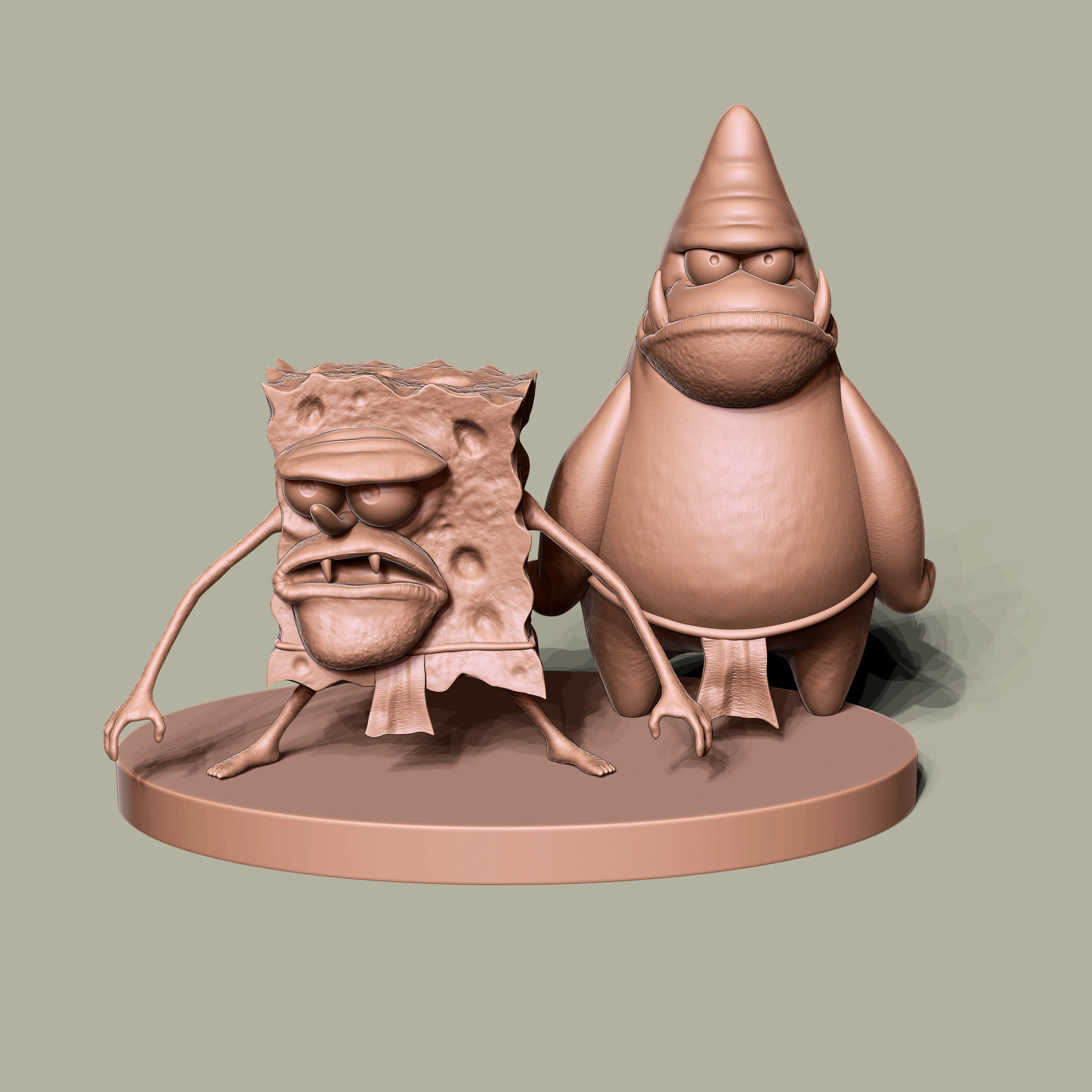 SpongeBob SquarePants for 3D printing 3D print model_8