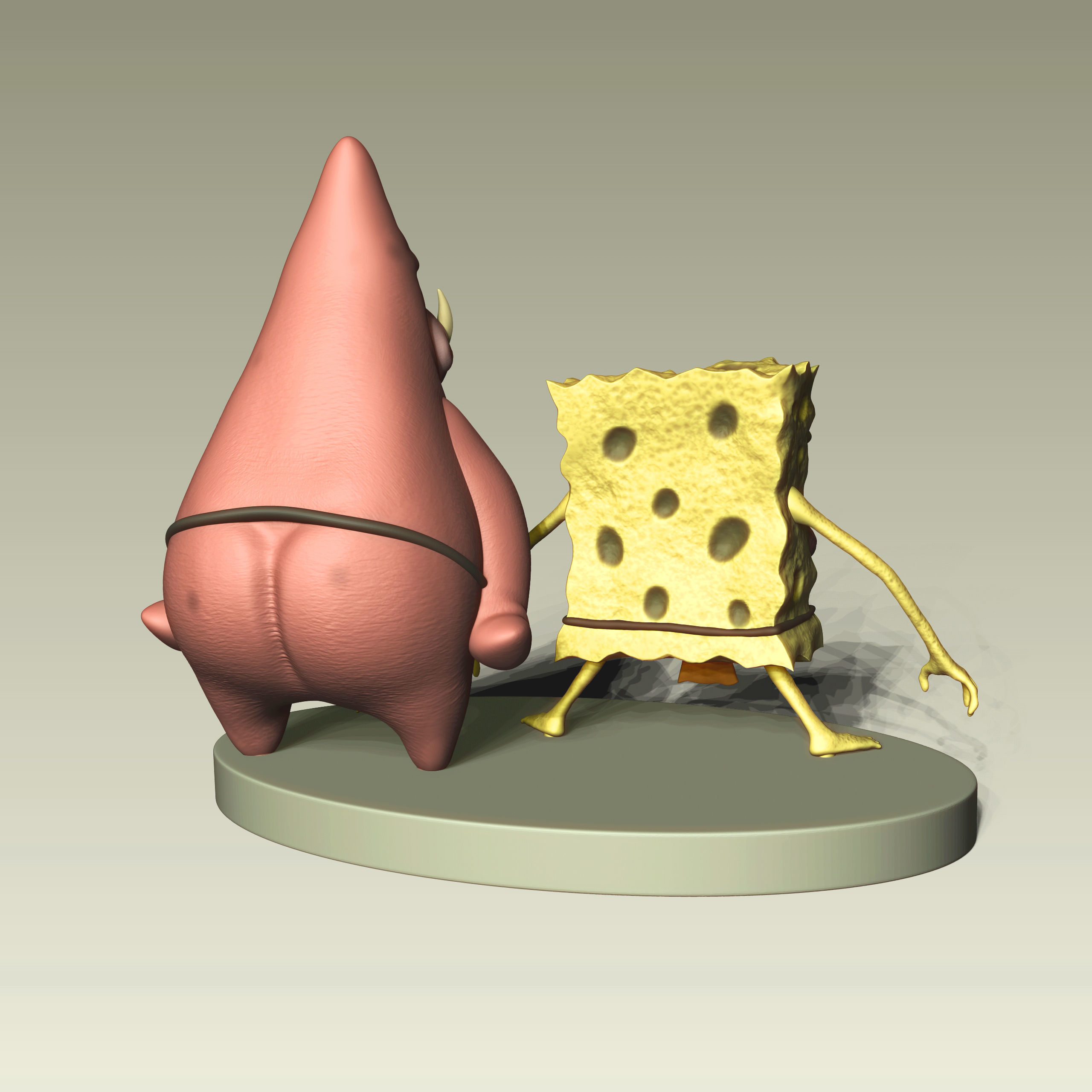 SpongeBob SquarePants for 3D printing 3D print model_2