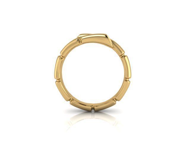 Bamboo ring 3D print model_1