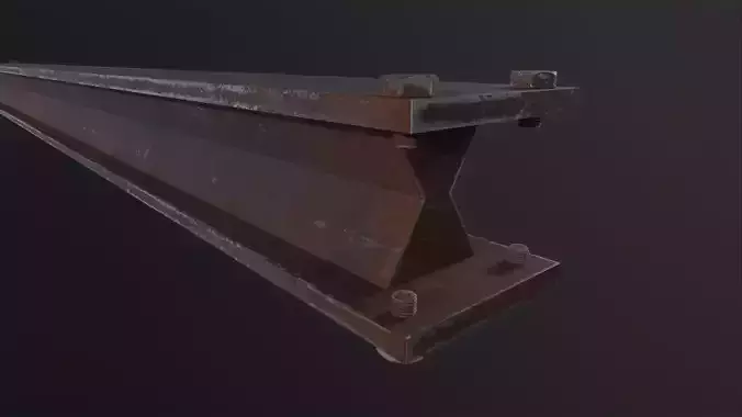 Metal beam Factory 3D Model