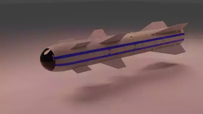 Air to Surface or Air to Ground Soviet Missile X-29T Kh-29T