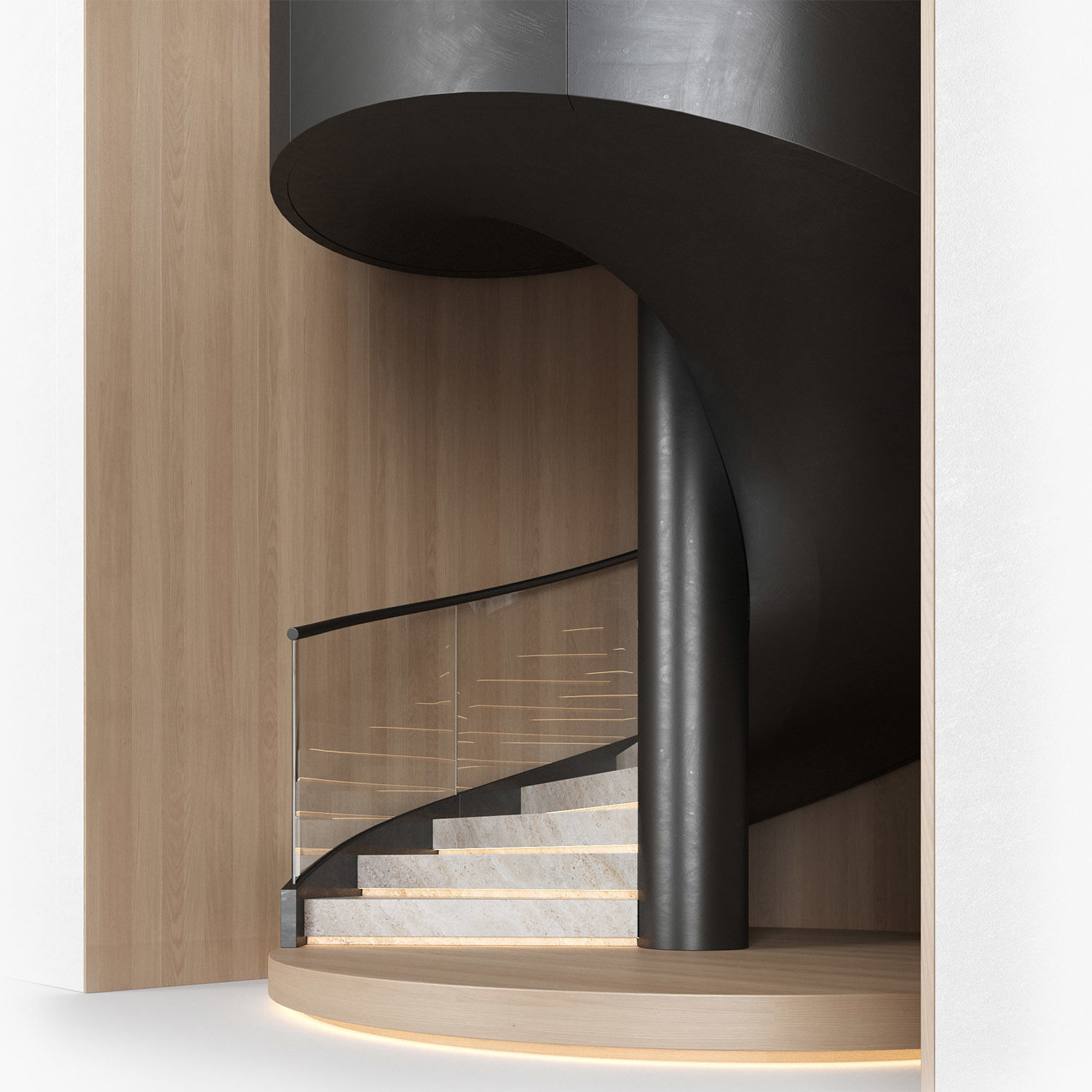 spiral interior stair 04 3D model_5