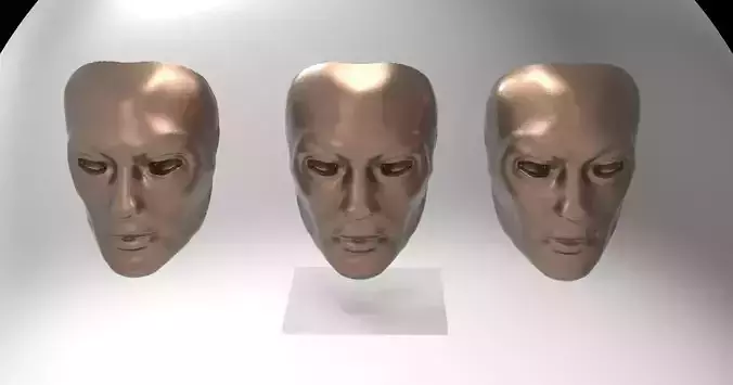 Snow white  Mirror wall mask