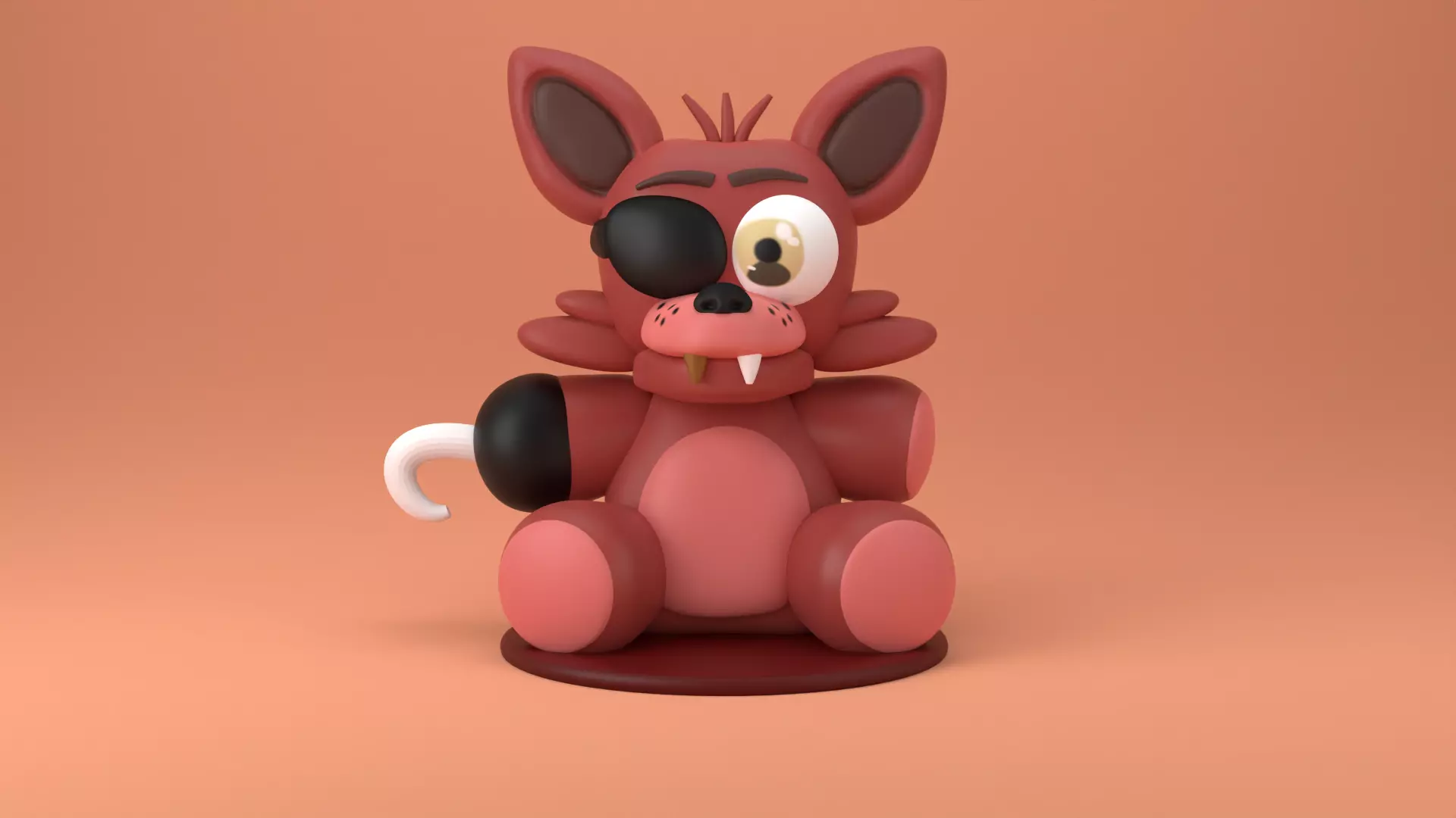 Foxy the Pirate Plushie - Five Nights at Freddys 3D print model_0