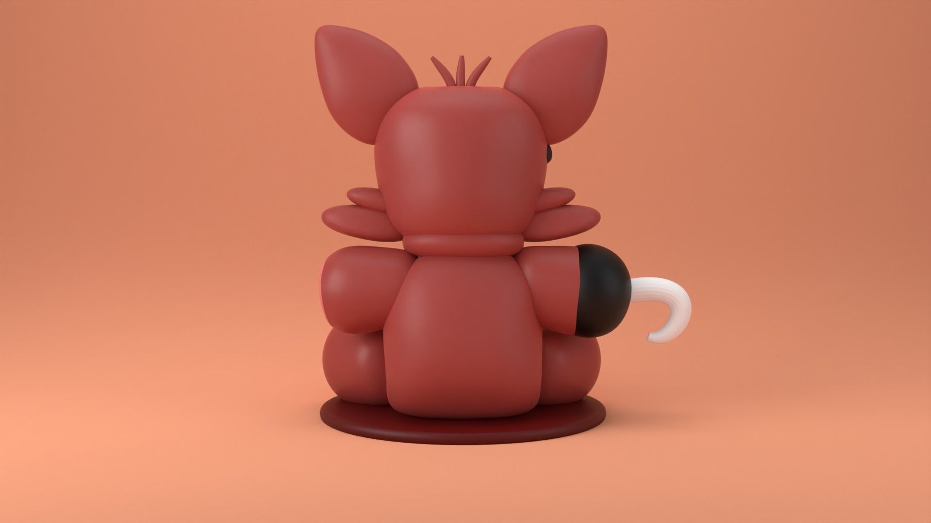 Foxy the Pirate Plushie - Five Nights at Freddys 3D print model_2