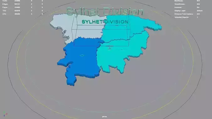 Sylhet Division  Eastern Bengal  Bangladesh map region geography