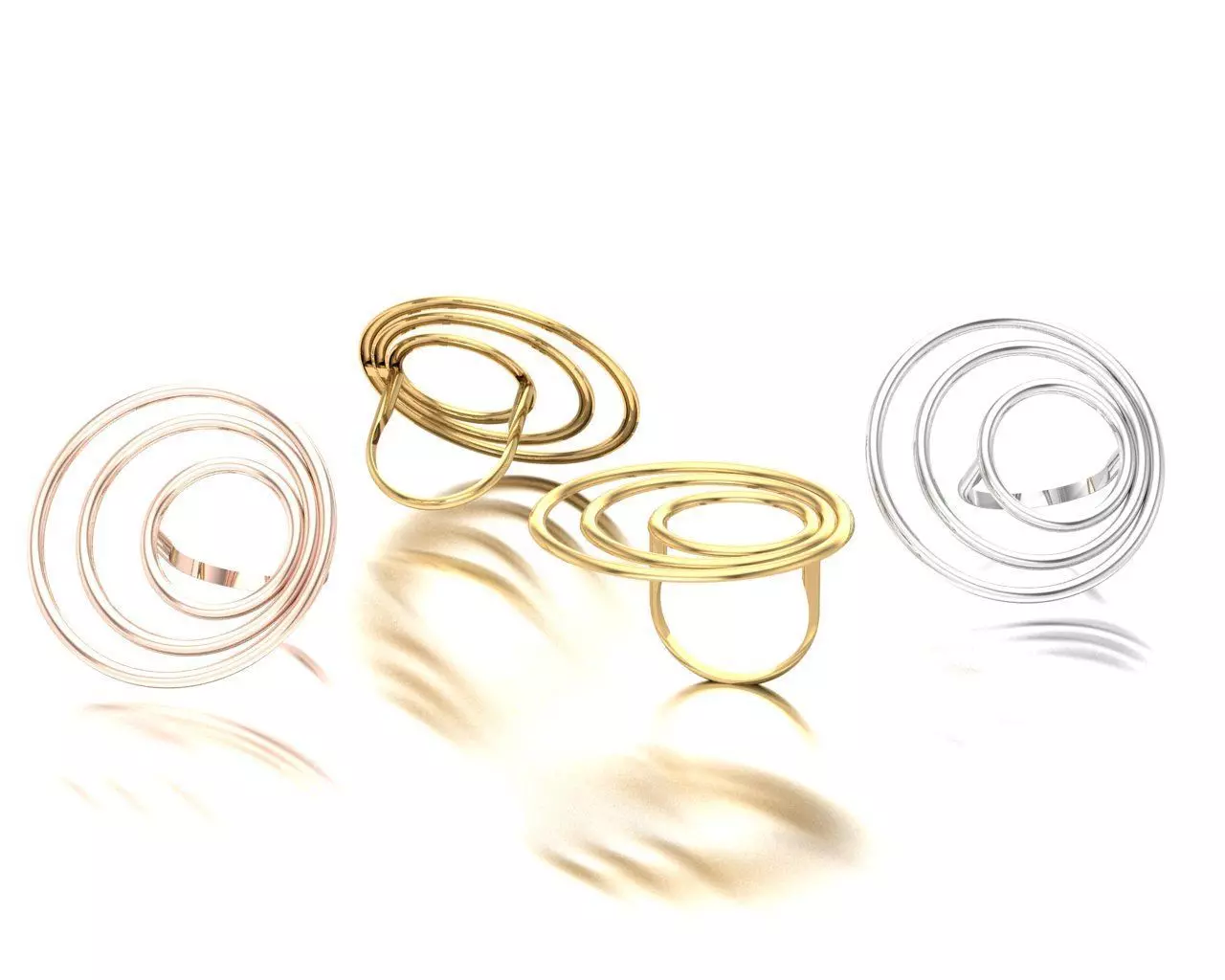 Circle ring 55 Free 3D print model