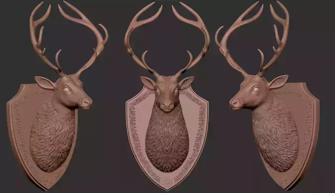 Deer for 3d printing
