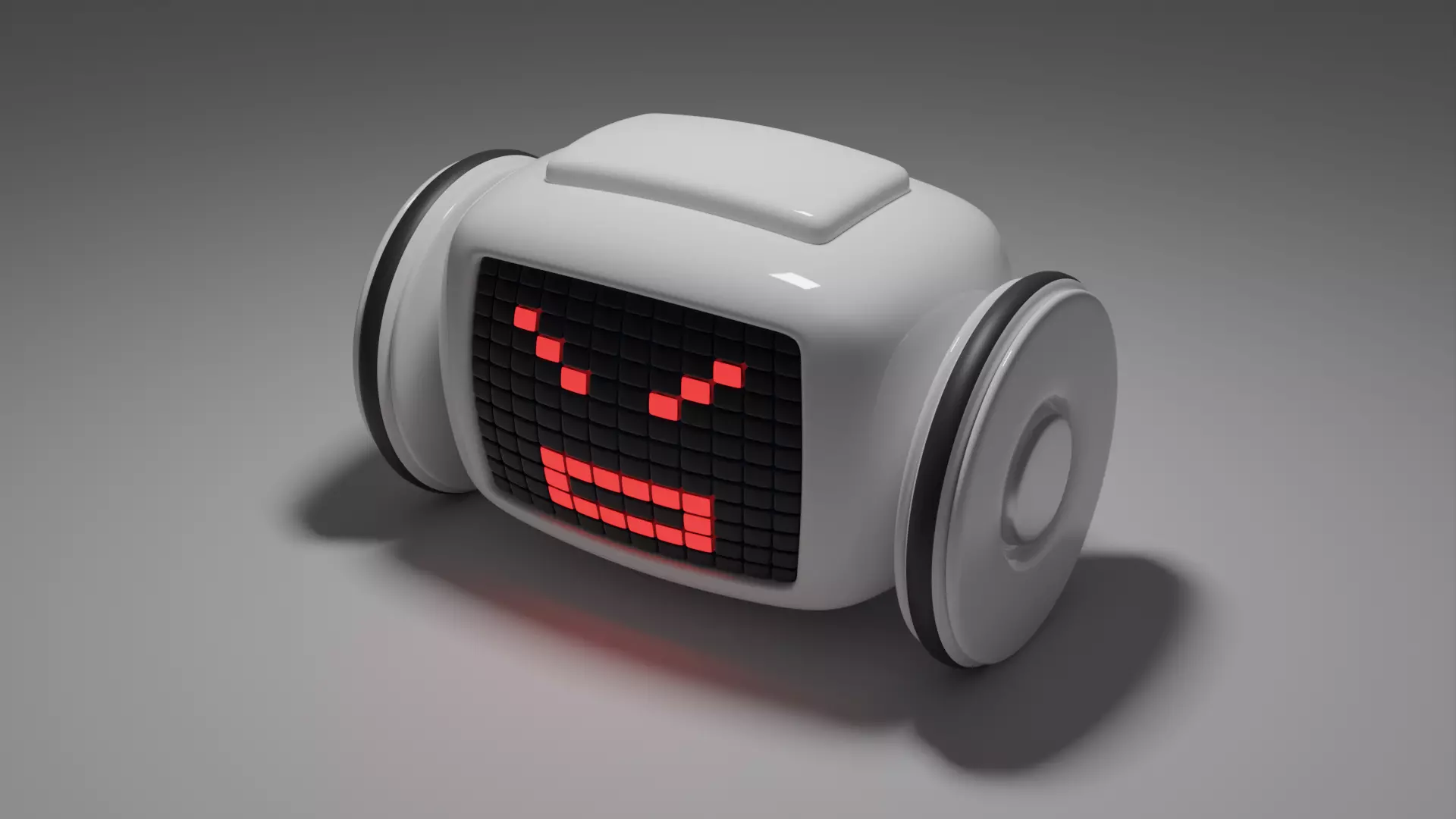 Angry Robot Low-poly 3D model_0