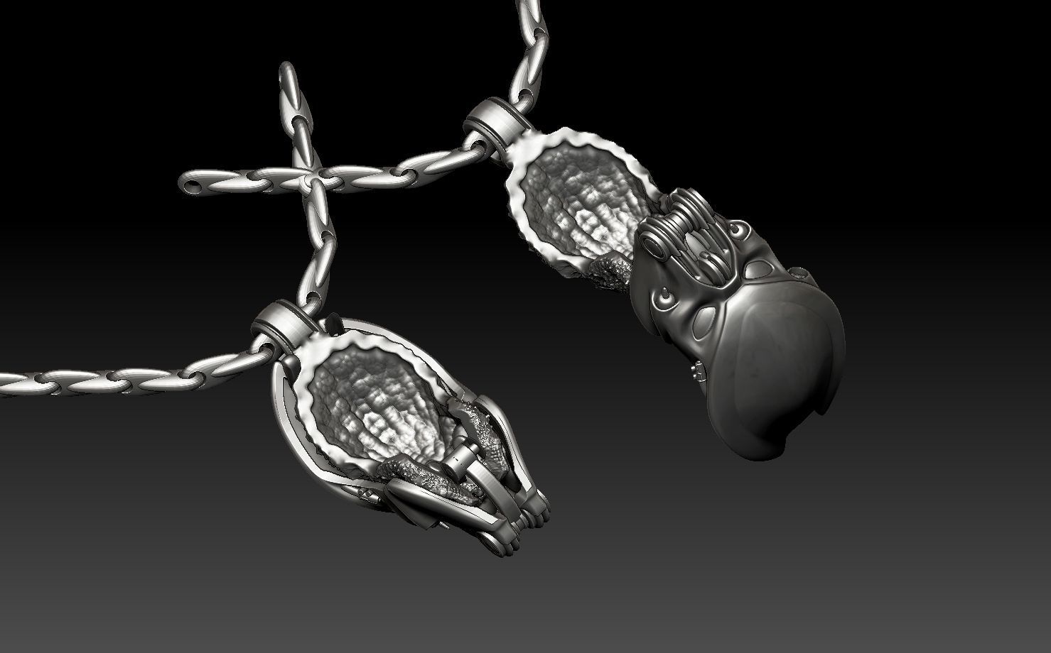 pendant 3D print model_19