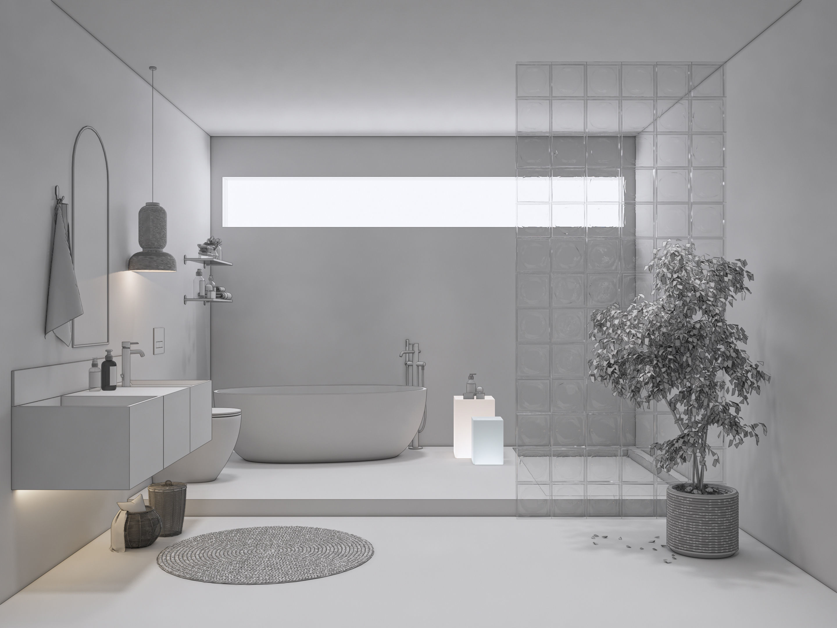 Bathroom  21 3D model_19