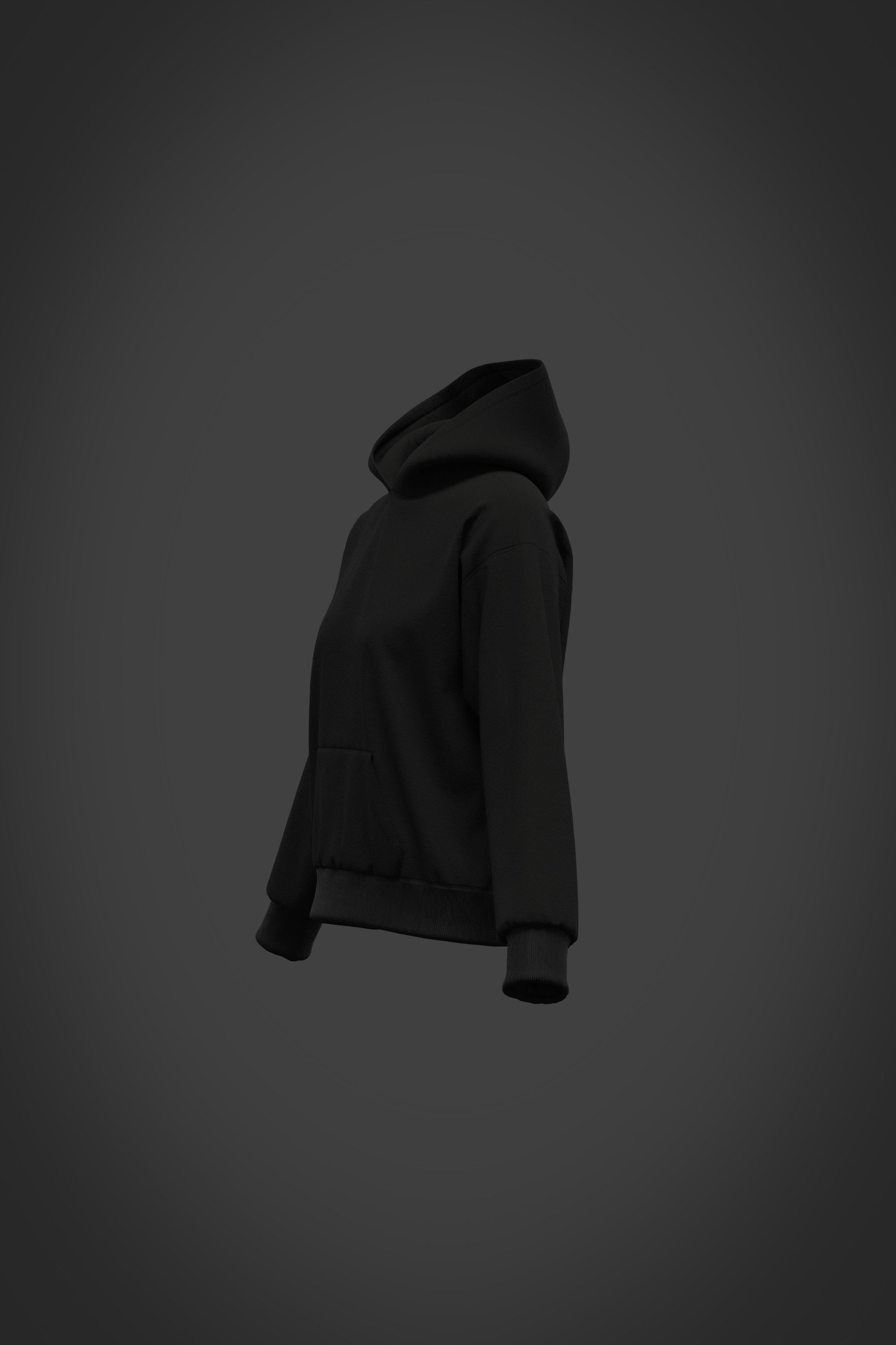 Female hoodie 3D model_5