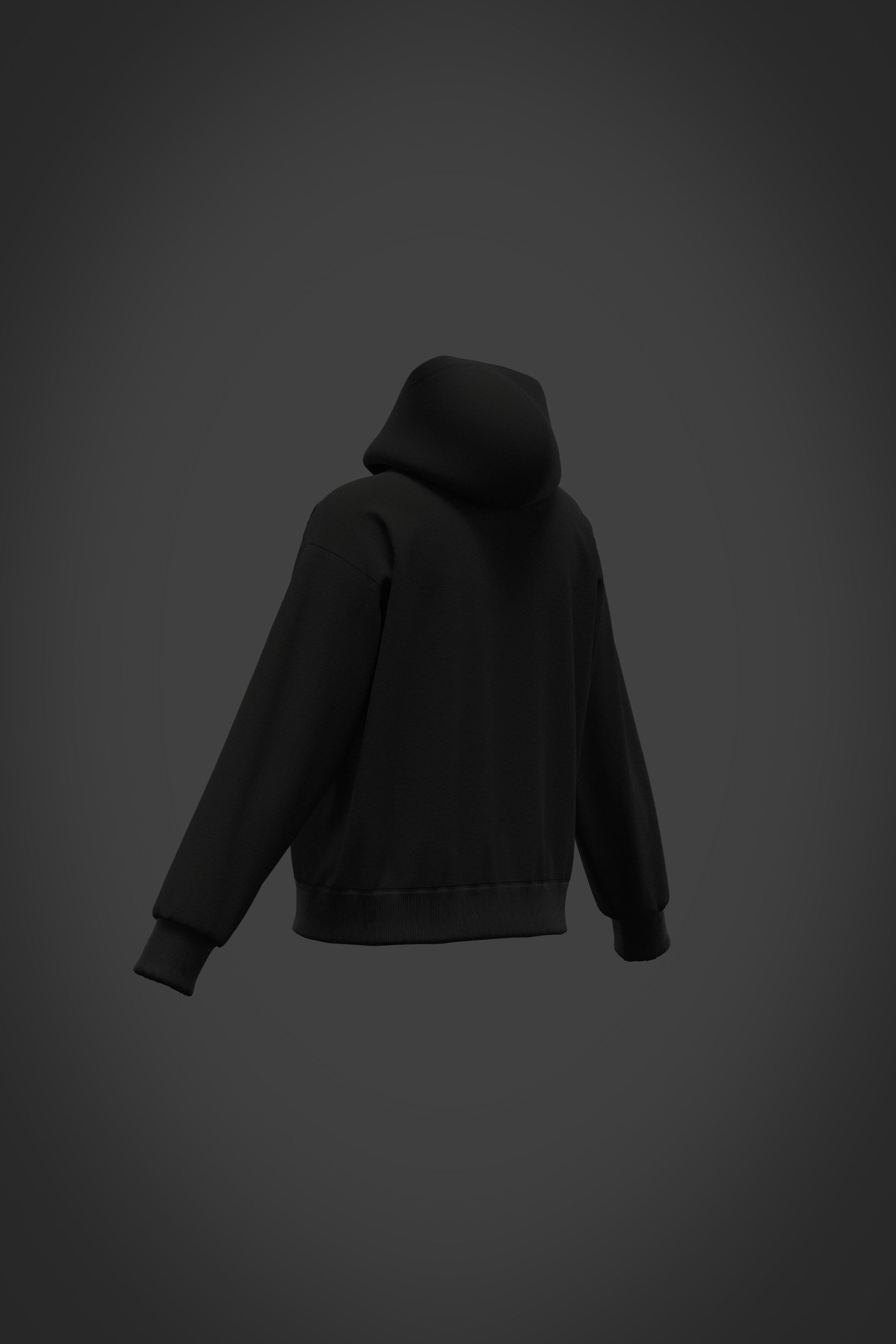 Female hoodie 3D model_2