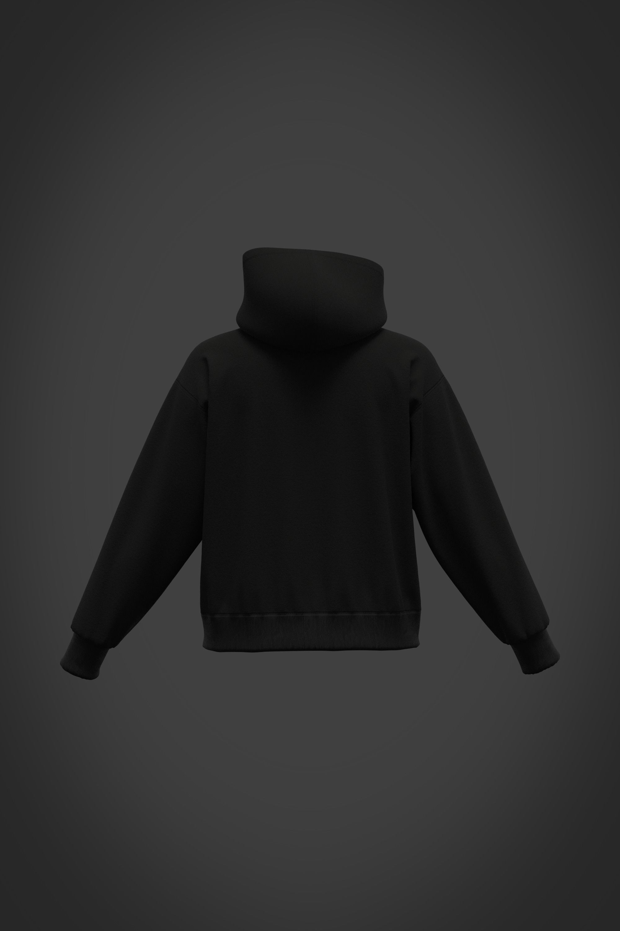 Female hoodie 3D model_14